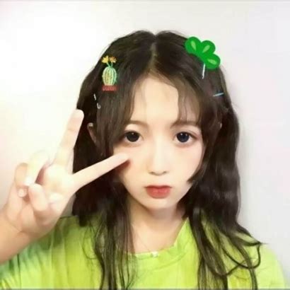 绿色系女生头像温柔