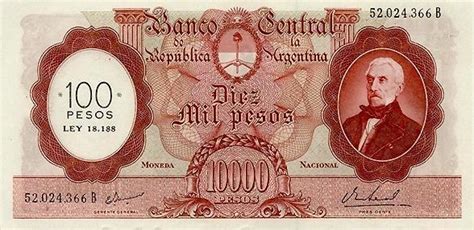 阿根廷 100比索 1969（签名1）.-世界钱币收藏网|外国纸币收藏网|文交所免费开户（目前国内专业、全面的钱币收藏网站）