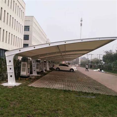 通州区甘李药业膜结构车棚 -- 北京曼博尔膜结构技术有限公司