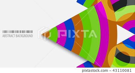 Geometric colorful abstract background - Stock Illustration [43110081 ...