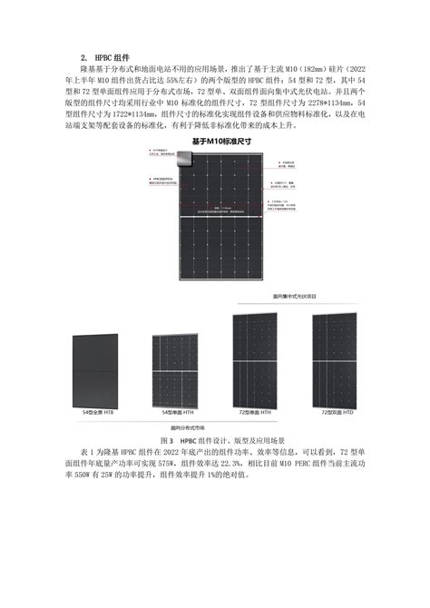 隆基HPBC新型技术组件介绍材料_会议资料-报告厅