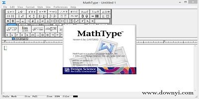 mathtype下载-mathtype官方版-公式编辑器mathtype-当易网