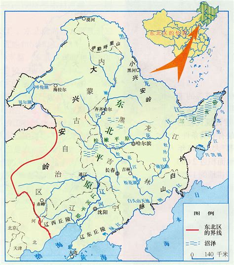东三省地图高清版图片