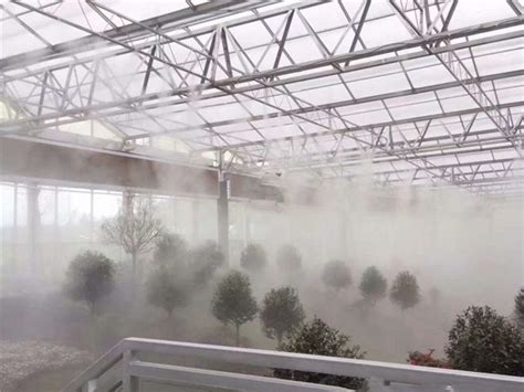 温室大棚喷雾降温加湿应用——冷雾系统、恒温恒湿控制