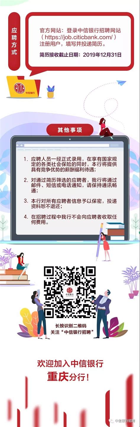 [重庆]2019年中信银行重庆银行社会招聘公告_银行招聘网