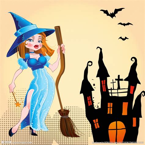 万圣节女巫做魔法糖果插画图片下载-正版图片401640548-摄图网