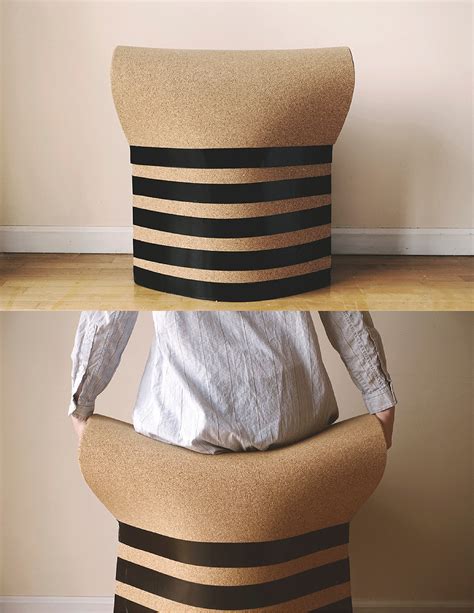 无印良品椅子设计 MUJI Cork Fold