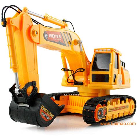 儿童挖掘机小孩挖土机可坐人电动挖机 男孩1-6岁玩具工程车批发-阿里巴巴