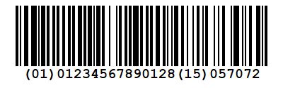 GS1-128 Barcode Code 128 International Article Number, PNG, 1200x397px ...