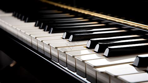 黑钢琴图片