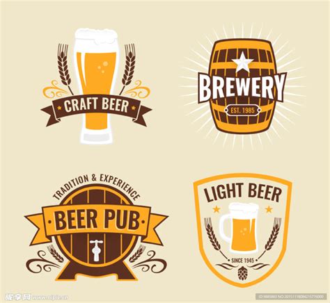 最好的啤酒商标标签设计矢量图片(图片ID:993904)_-餐饮美食-生活百科-矢量素材_ 素材宝 scbao.com