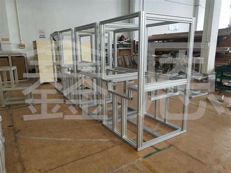 非标定制工业铝型材框架 铝型材框架生产加工_机器人产品_中国机器人网