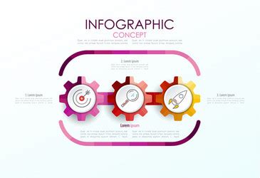 Infographic design template creative concept with Vector Image