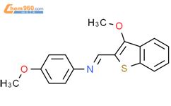 1-(3-methoxy-1-benzothiophen-2-yl)-N-(4-methoxyphenyl)methanimine,37879 ...