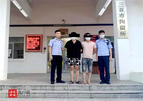 在三亚景区散发涉黄涉赌“小卡片” 2男子被拘留20日罚千元