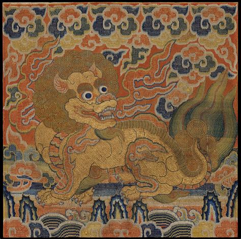 Rank Badge with Lion | China | Ming dynasty (1368–1644) | The ...
