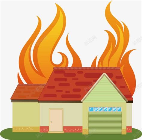 着火的房子的背景设计元素素材免费下载(图片编号:8763774)-六图网