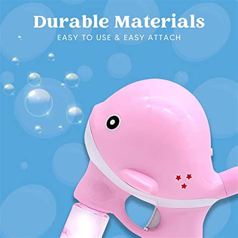 JOYIN 2 Whale Bubble Guns Pink and Blue with 4 Solution (50 ML ...