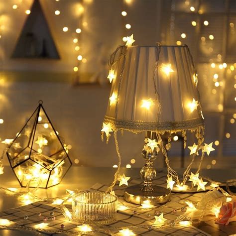 星星灯串LED彩灯串灯满天星电池盒遥控低压婚庆圣诞装饰星星灯-阿里巴巴