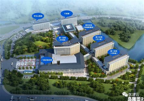 山地医院设计：遵义市第五人民医院平面设计案例解析_景观