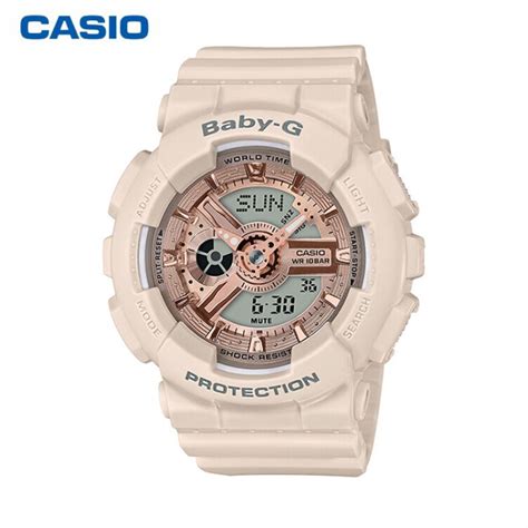 【女款】 卡西欧（CASIO）手表 BABY-G 女士防震防水运动手表 夜光石英表 BA-110BE-7A - 全民海淘 纵有等待,终究值得