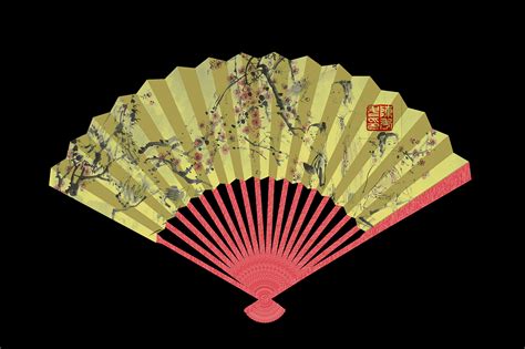 唯美中国风扇子折扇图片素材免费下载 - 觅知网