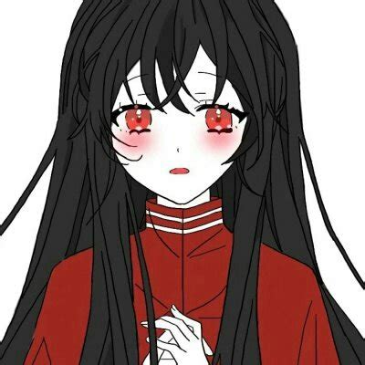 非主流头像黑红女
