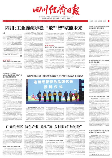 首届中国（四川）国际熊猫消费节遂宁分会场活动正式启动--四川经济日报