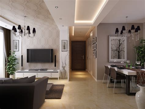 保利红叶谷-130平米三居中式风格-谷居家居装修设计效果图