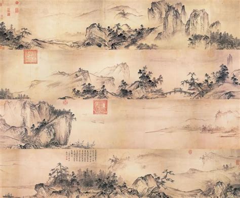 溪山清远图图片