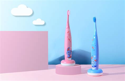 儿童牙刷 粉蓝色系|摄影|产品|LofStudio - 原创作品 - 站酷 (ZCOOL)