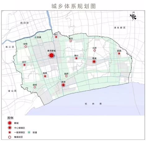 奉贤新城规划图,南桥,2035_大山谷图库