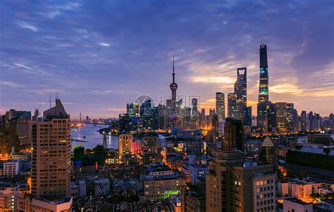 上海陆家嘴夜景高清图片下载-正版图片500759536-摄图网