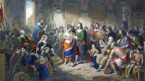 Pocahontas marries John Rolfe | April 5, 1614 | HISTORY
