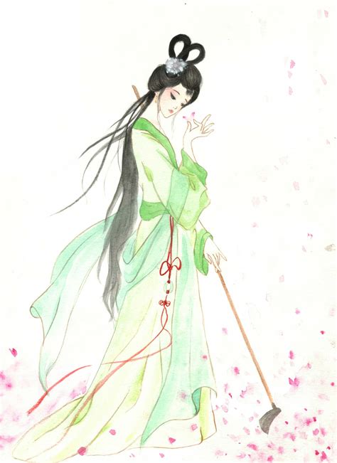 黛玉葬花图片
