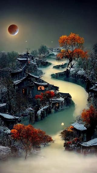清风明月图片