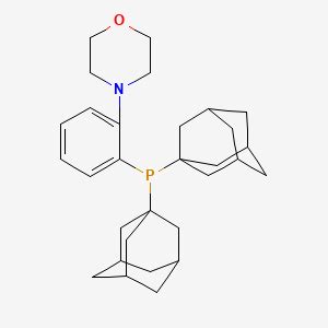 4-(2-(Di(adamantan-1-yl)phosphino)phenyl)morpholine | C30H42NOP | CID 46848051 - PubChem