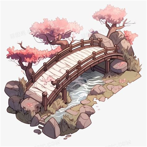 小桥流水图片