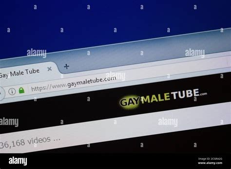 Ryazan, Russia - September 09, 2018: Homepage of Gay Male Tube website ...