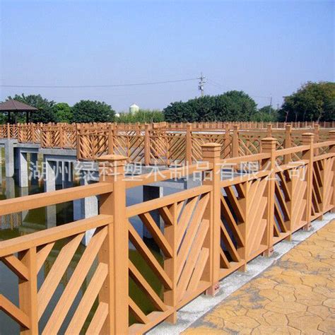 厂家直销 木塑护栏 公园木塑栏杆 亲水平台栏杆 绿科塑木 可批发-阿里巴巴