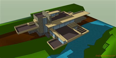 流水别墅CAD平面图纸免费下载 -CAD之家