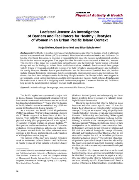 (PDF) Siefken, K., Schofield, G. and Schulenkorf, N. (2014), “Laefstael ...