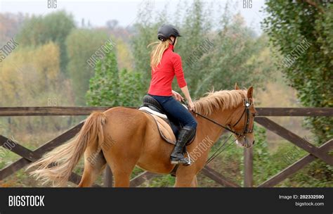Woman Riding Horse, Image & Photo (Free Trial) | Bigstock
