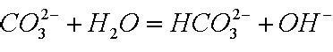 碳酸根水解的方程式