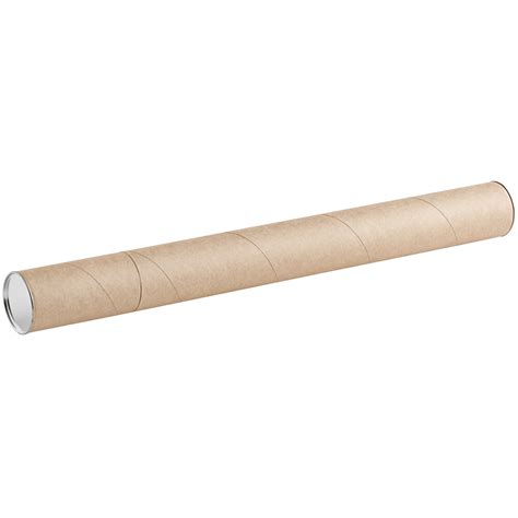 Lavex 3" x 24" Kraft Telescoping Mailing Tube - 24/Case