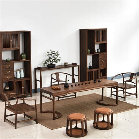 黑胡桃木新中式家具-想买新中式的实木家具，哪个好？-苏州弘麦家居有限公司