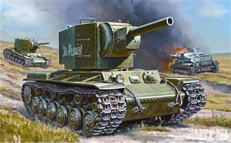 苏联坦克巨兽KV2，曾困住德军一个营，其破坏力无法估量！