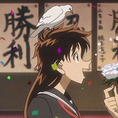 柯南非主流情侣头像高清