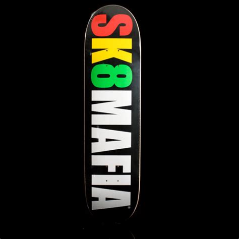 skateboard - Sk8 Mafia - Sk8mafia - Rasta House Skateboard