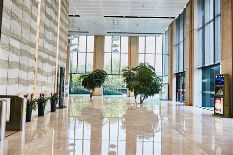 办公楼大厅设计案例效果图 - 办公空间 - 装饰设计景观设计设计作品案例